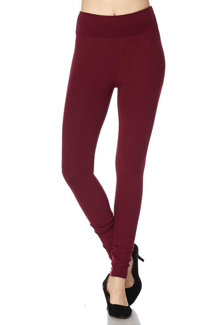 Buttery Smooth Solid Basic High Waisted Extra Plus Size Leggings - 3X-5X - New Mix