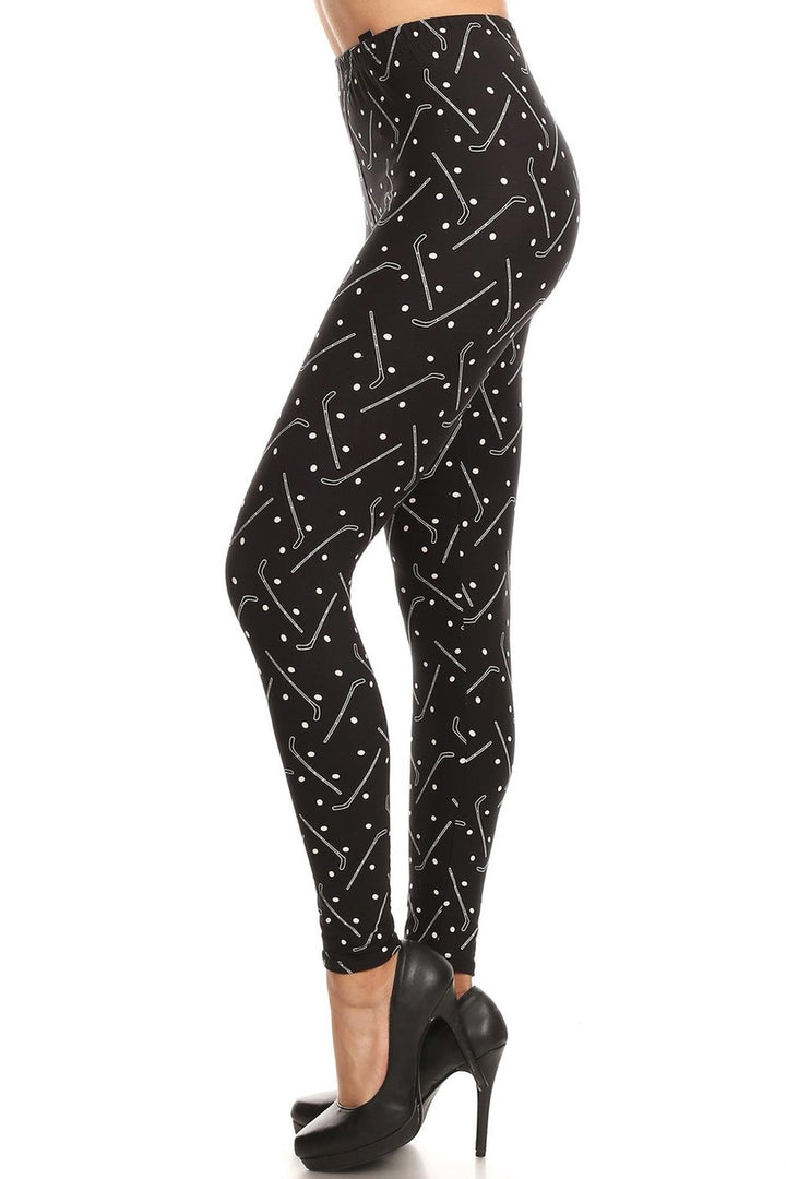 Buttery Smooth Hockey Extra Plus Size Leggings - 3X-5X