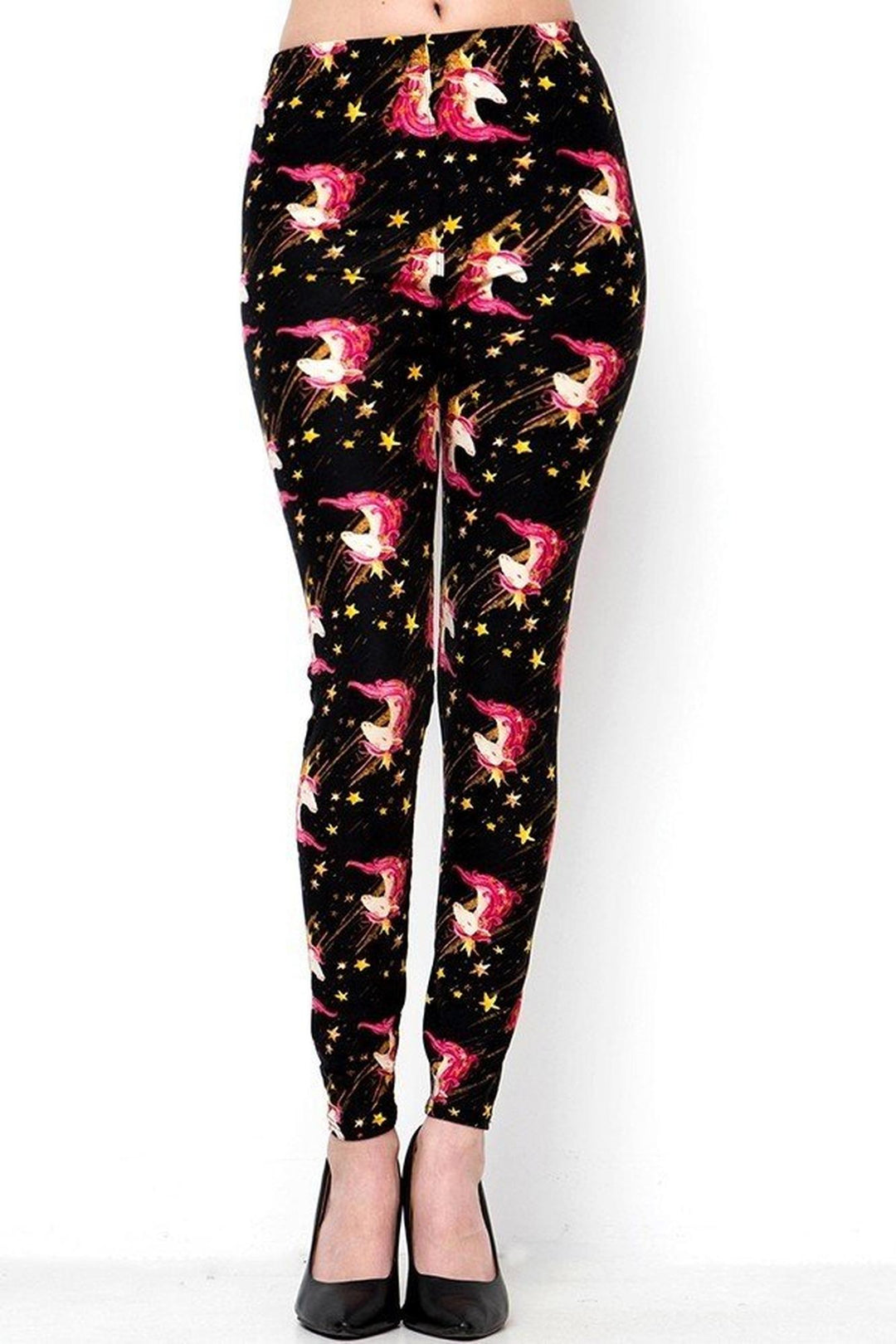 Buttery Smooth Twinkle Unicorn Extra Plus Size Leggings - 3X - 5X