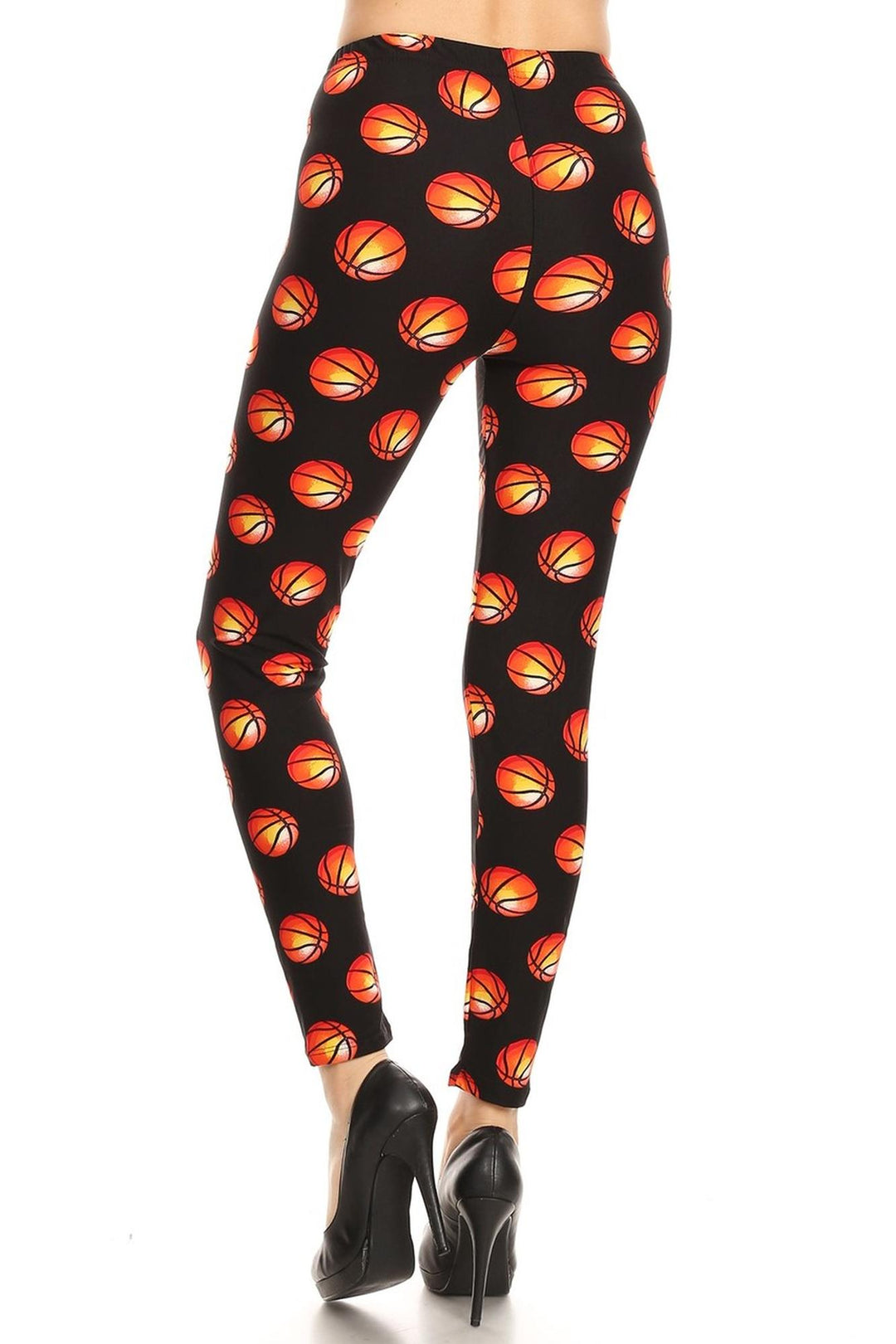 Buttery Smooth Basketball Extra Plus Size Leggings - 3X-5X