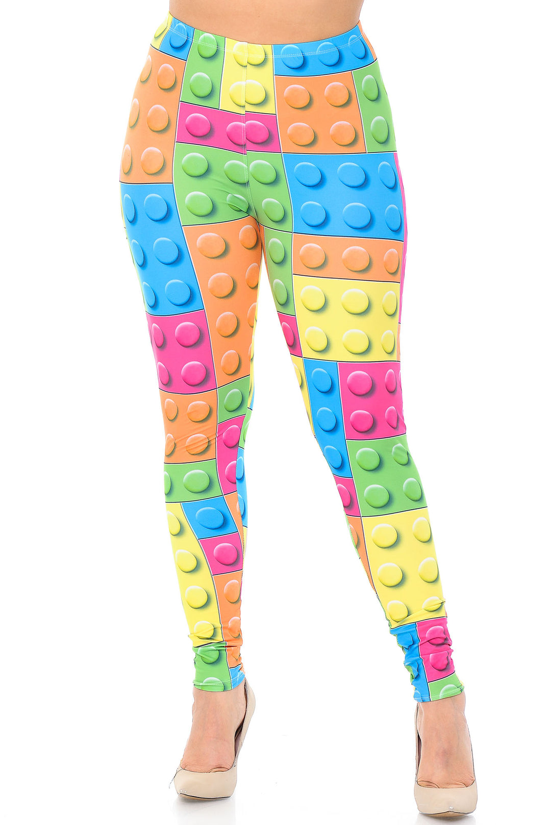 Creamy Soft Lego Extra Extra Plus Size Leggings - 3X-5X - USA Fashion