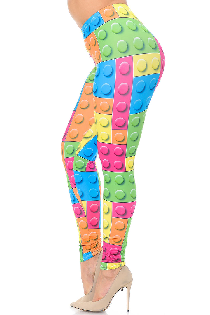 Creamy Soft Lego Extra Extra Plus Size Leggings - 3X-5X - USA Fashion