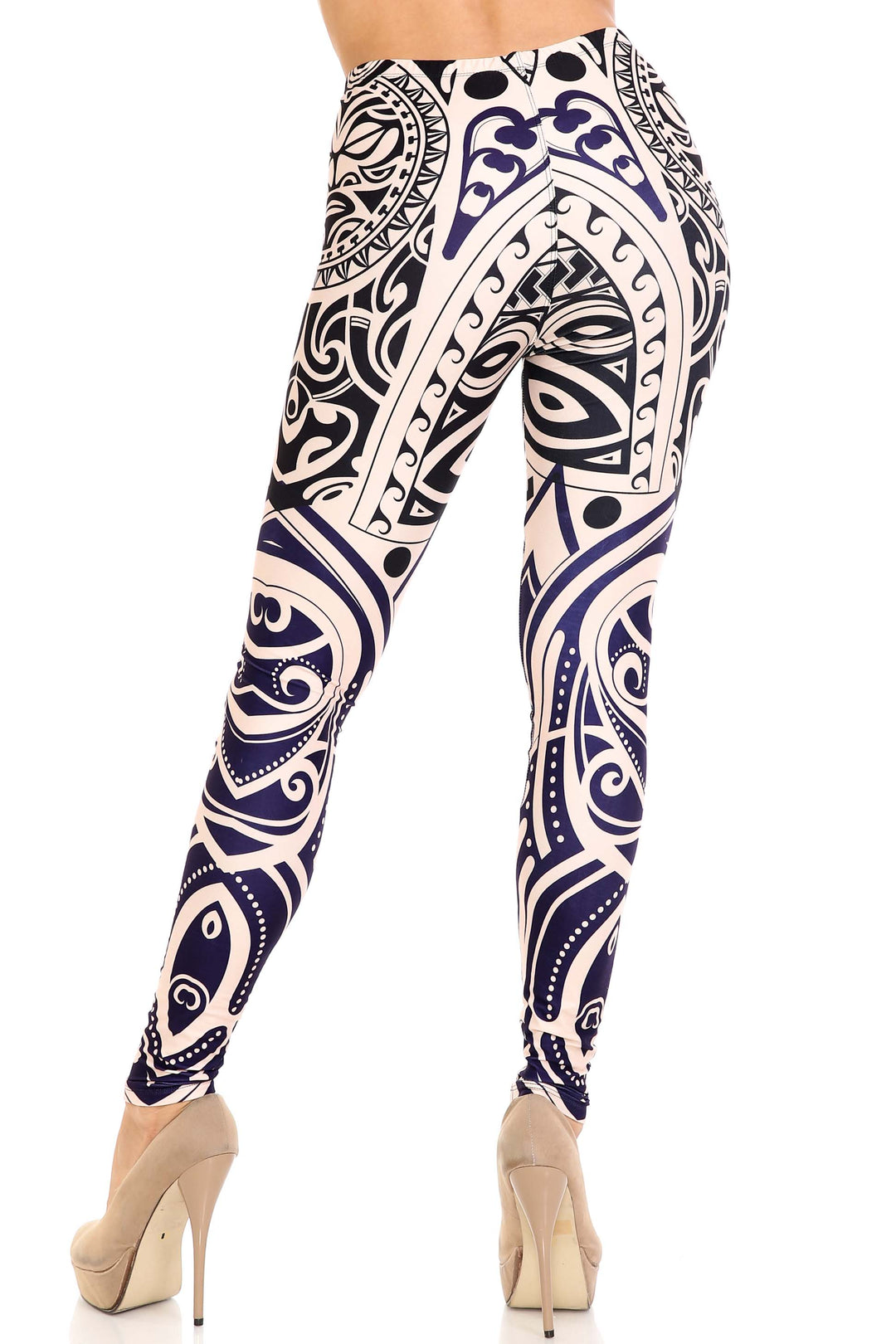 Creamy Soft Valhalla Extra Plus Size Leggings - 3X-5X - USA Fashion