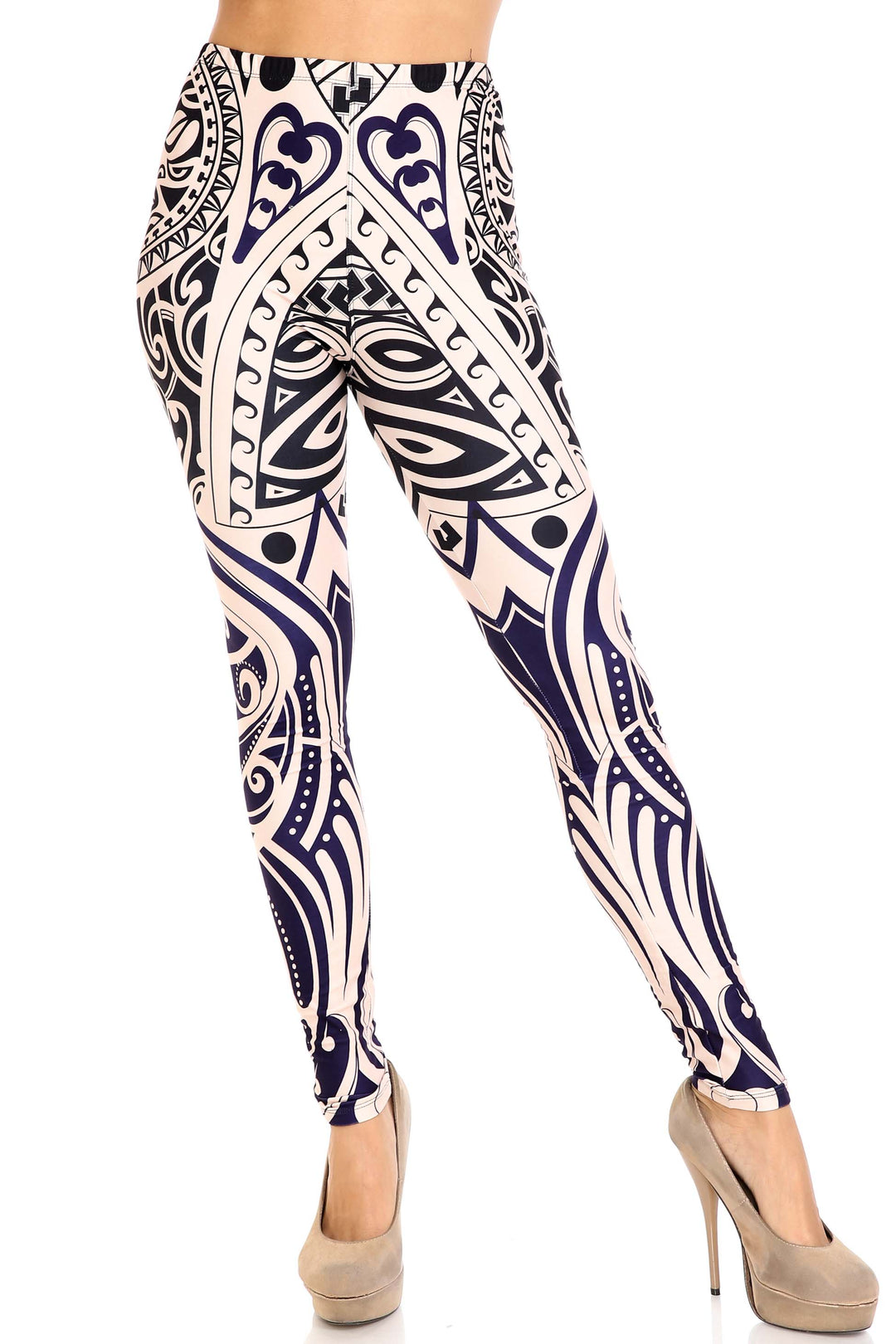 Creamy Soft Valhalla Extra Plus Size Leggings - 3X-5X - USA Fashion