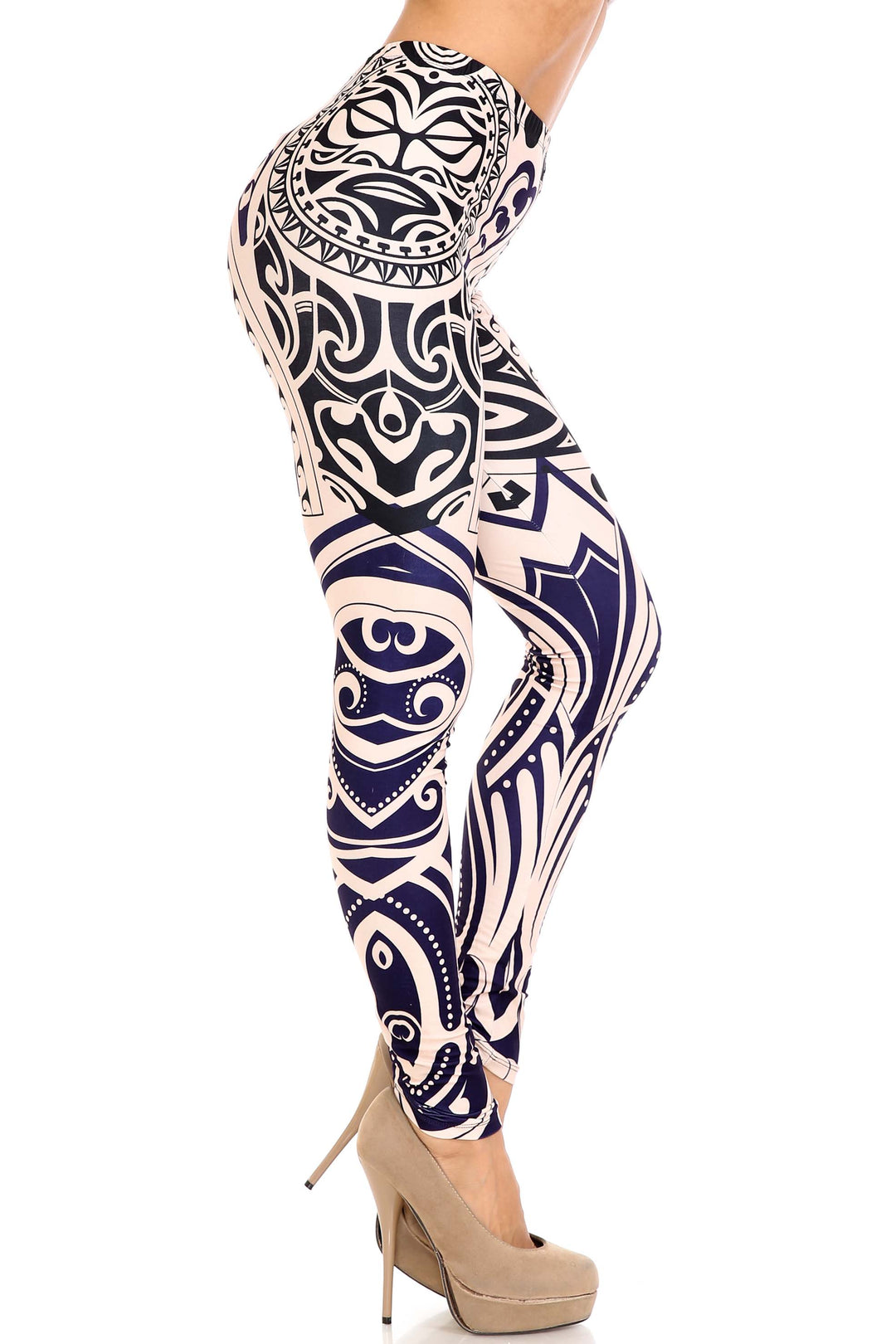 Creamy Soft Valhalla Extra Plus Size Leggings - 3X-5X - USA Fashion