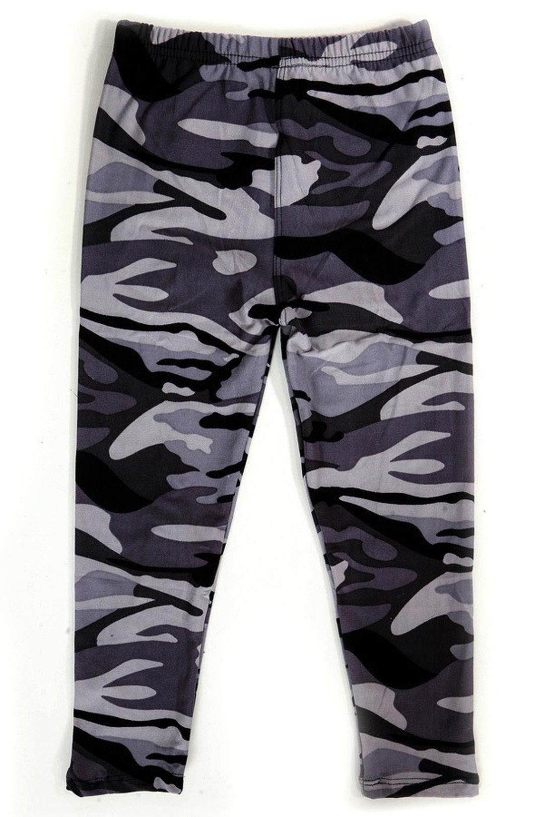 Buttery Soft Monochrome Camouflage Kids Leggings