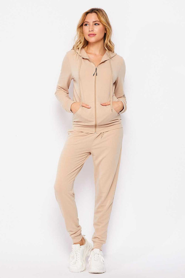 2 Piece French Terry Joggers and Hoodie Set