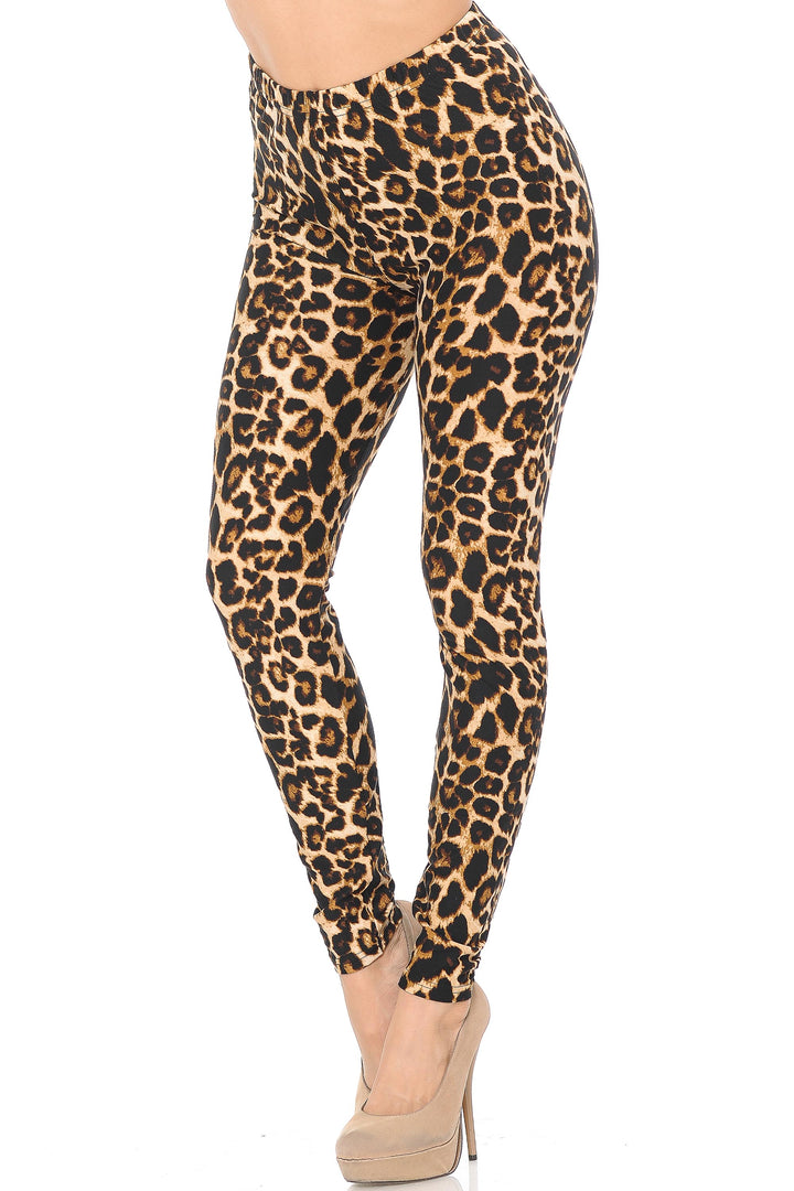 Buttery Smooth Bold and Beautiful Leopard Leggings