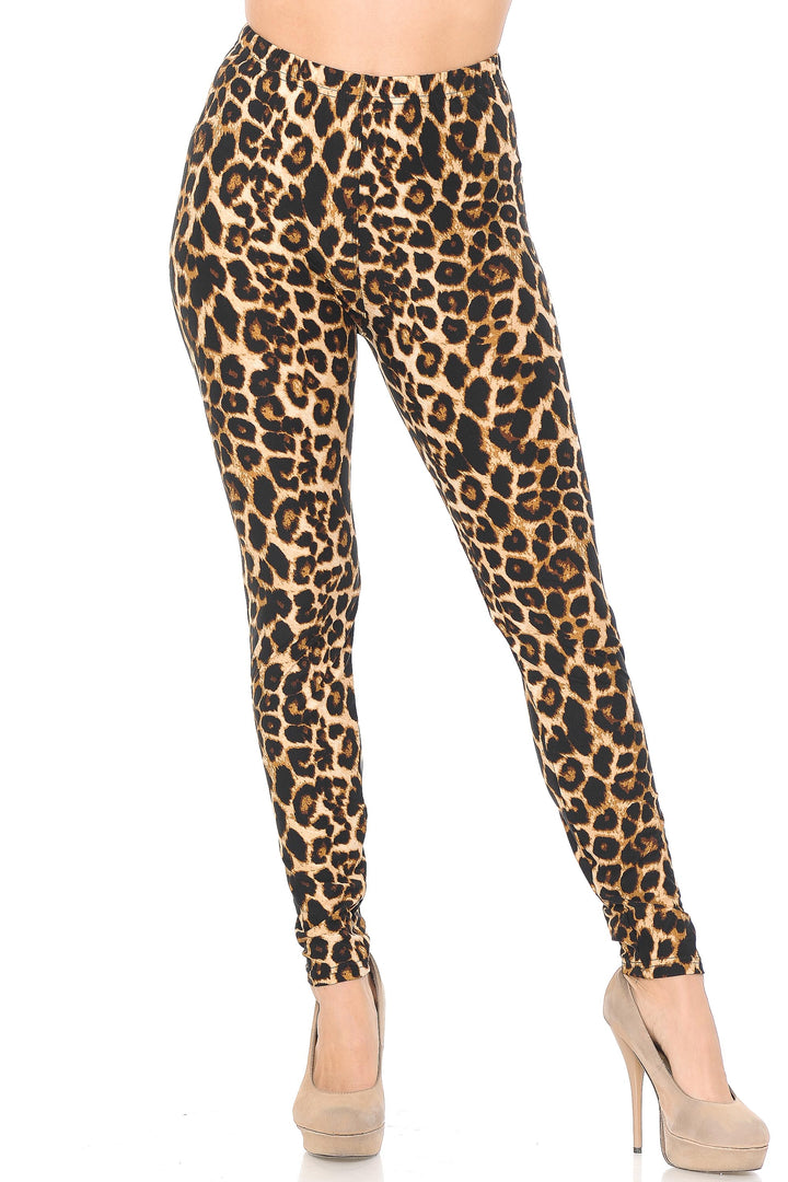Buttery Smooth Bold and Beautiful Leopard Leggings