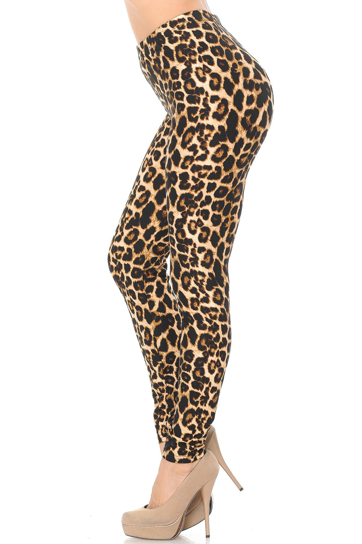 Buttery Smooth Bold and Beautiful Leopard Leggings