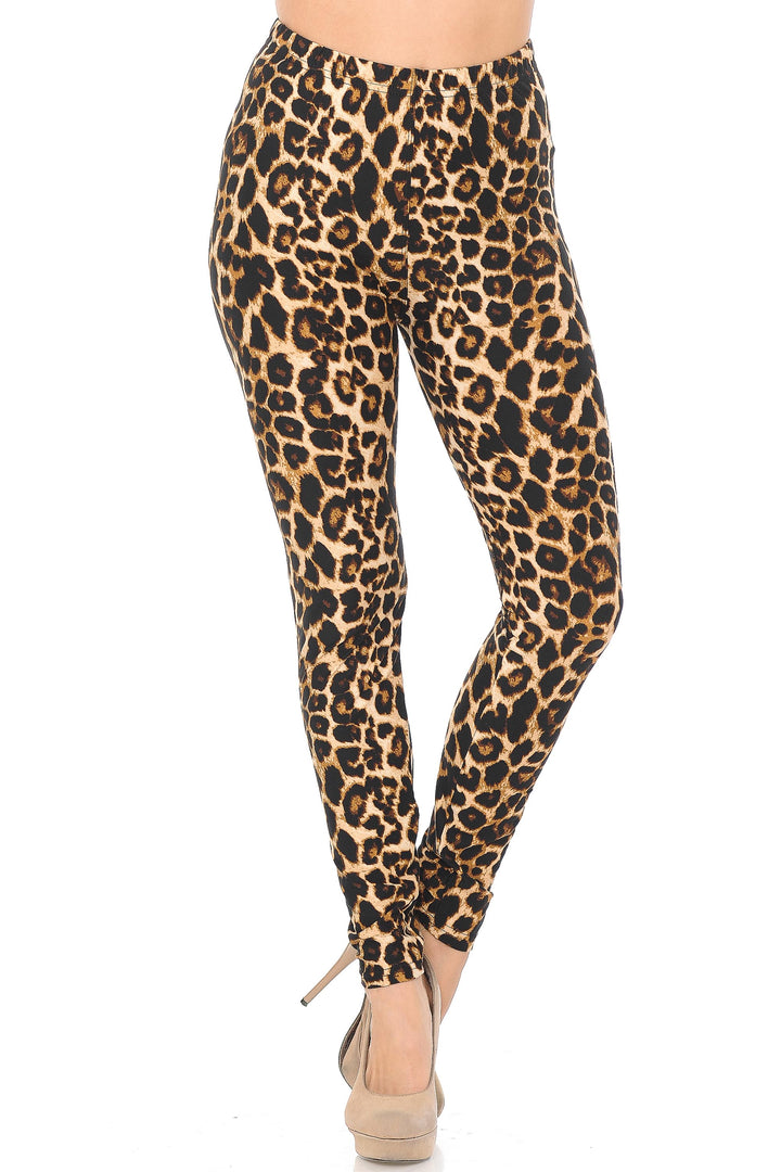 Buttery Smooth Bold and Beautiful Leopard Leggings
