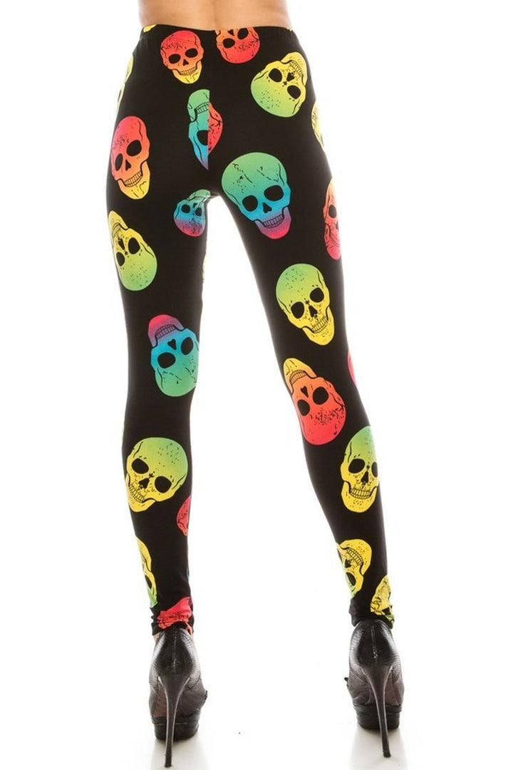 Buttery Smooth Chroma Skull Leggings