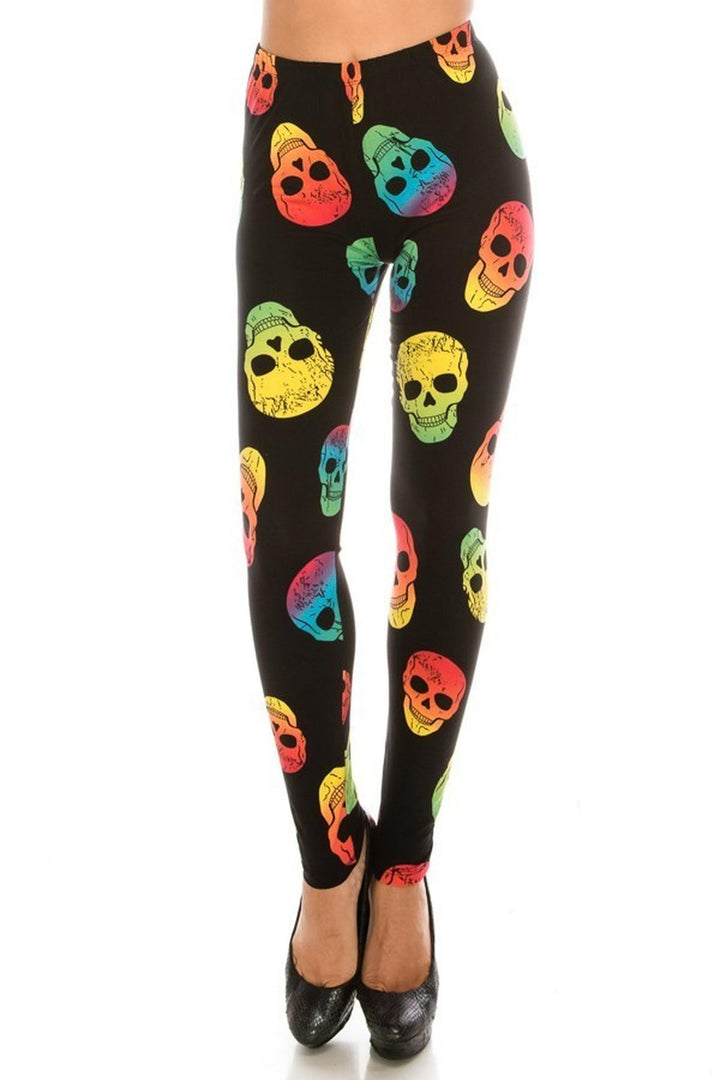 Buttery Smooth Chroma Skull Leggings
