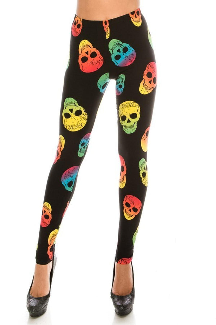 Buttery Smooth Chroma Skull Leggings