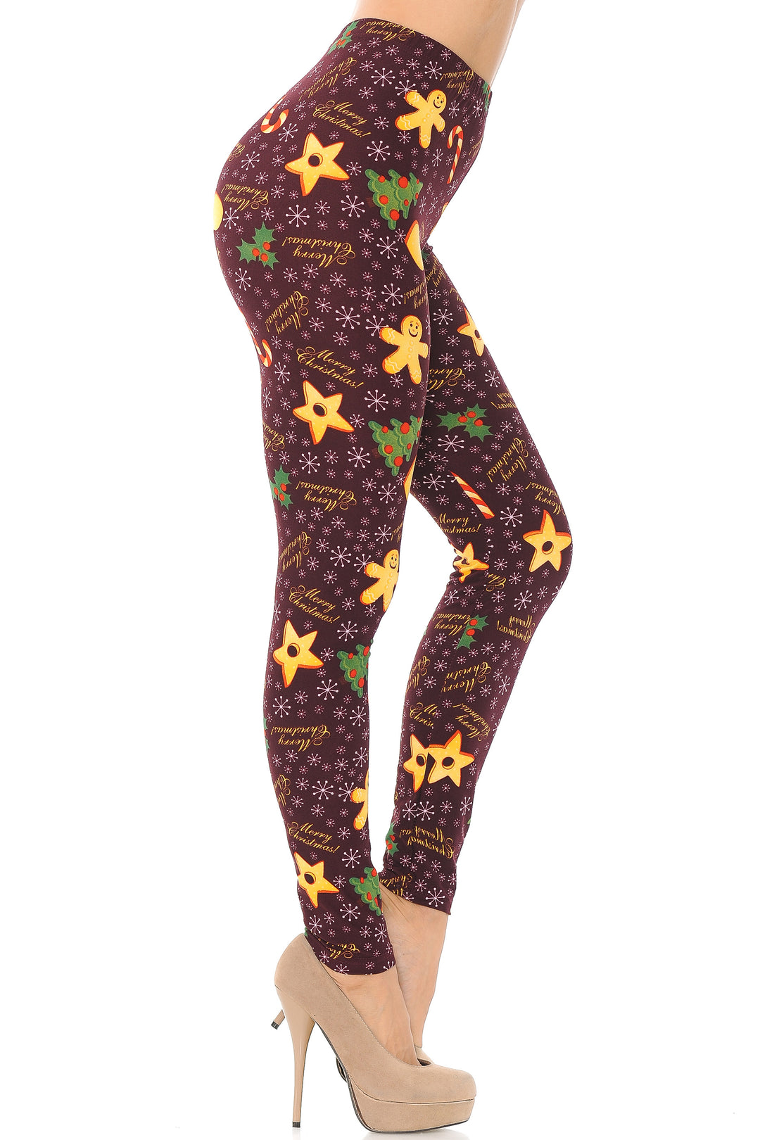 Buttery Smooth Merry Christmas Treats and Cookies Leggings