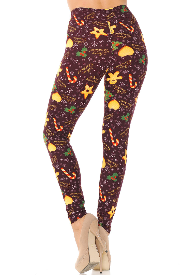 Buttery Smooth Merry Christmas Treats and Cookies Leggings