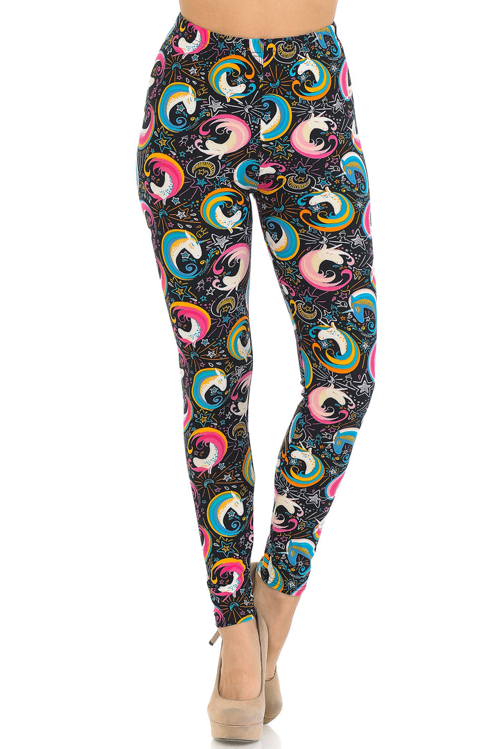 Buttery Smooth Groovy Hip Unicorn Leggings