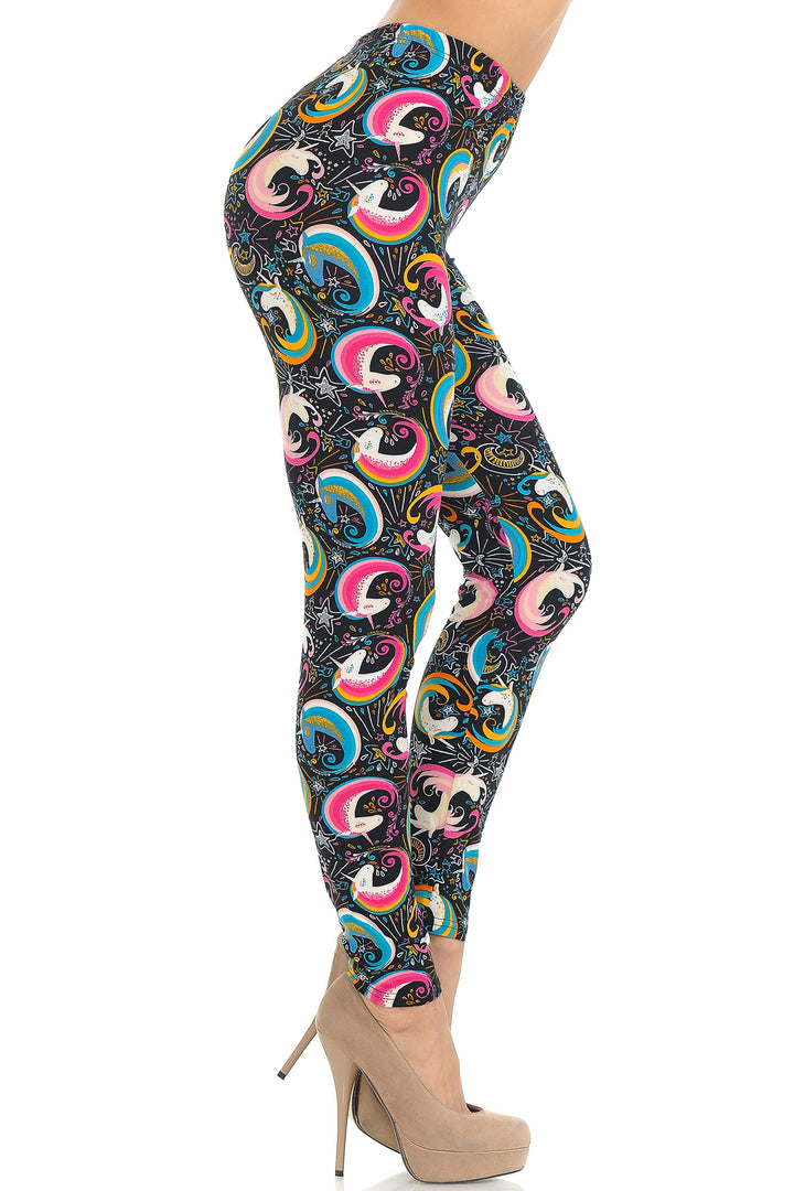 Buttery Smooth Groovy Hip Unicorn Leggings