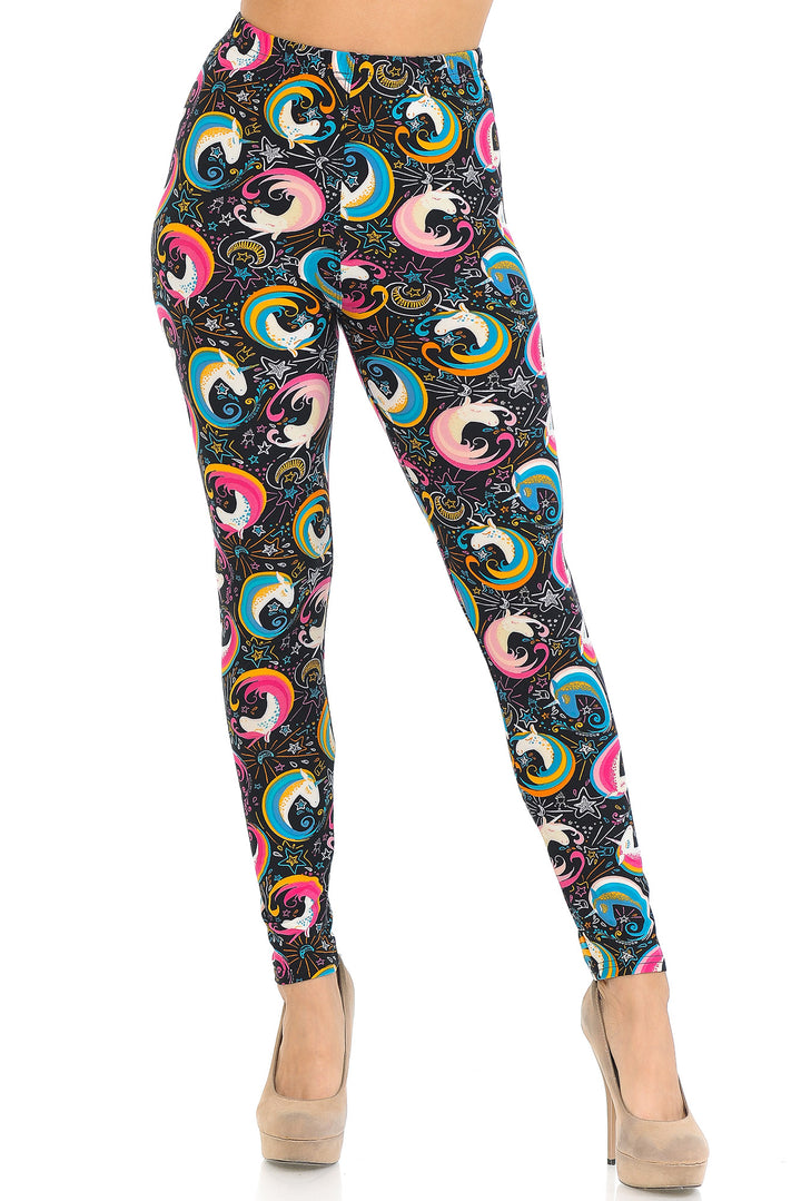 Buttery Smooth Groovy Hip Unicorn Leggings