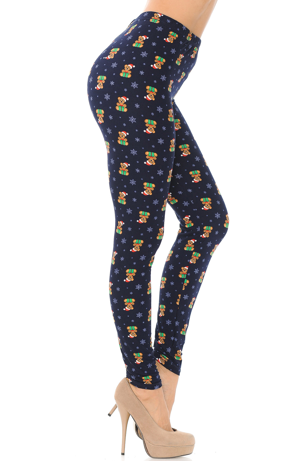 Buttery Smooth Christmas Teddy Bears Leggings