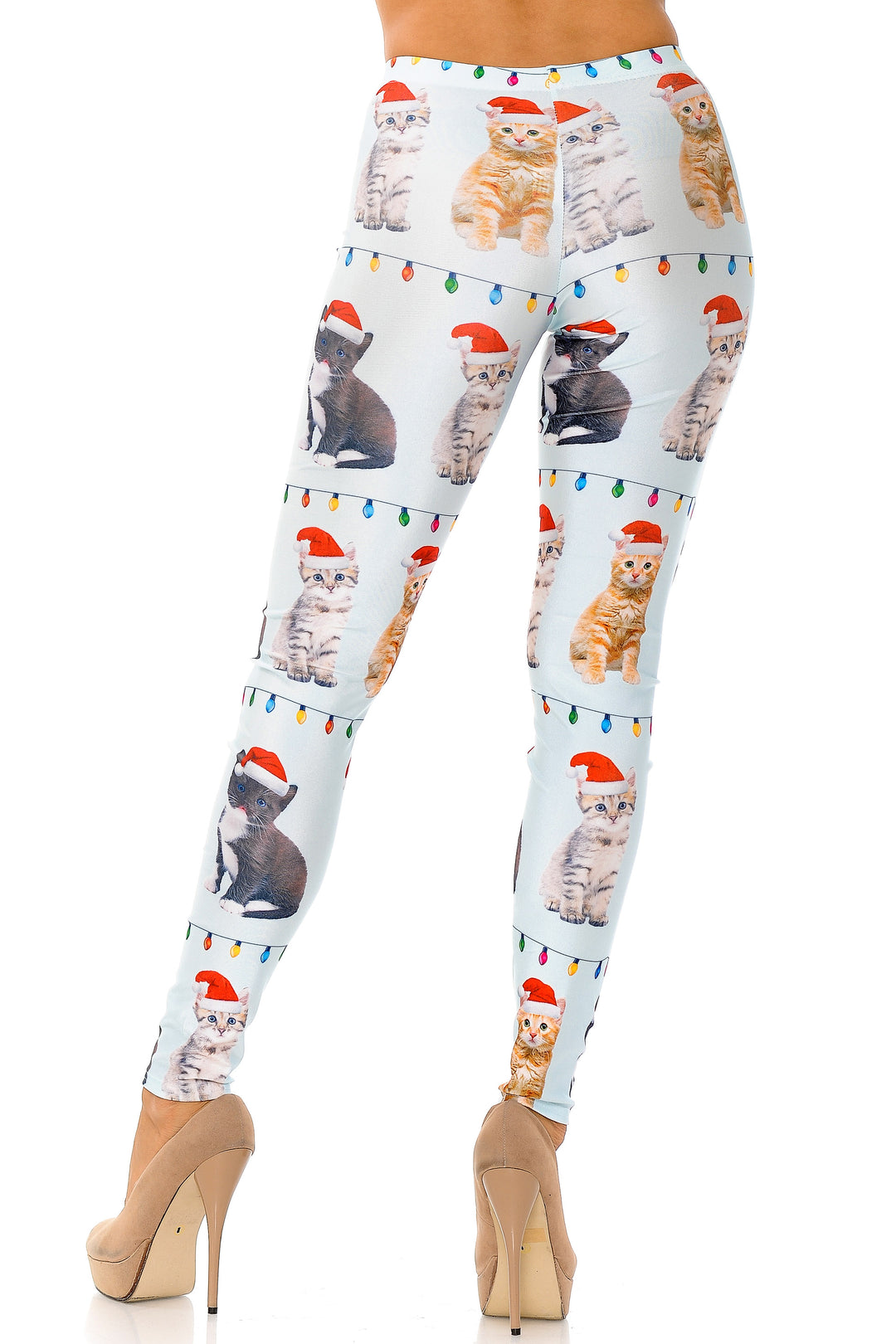 Cats in Hats Christmas Leggings
