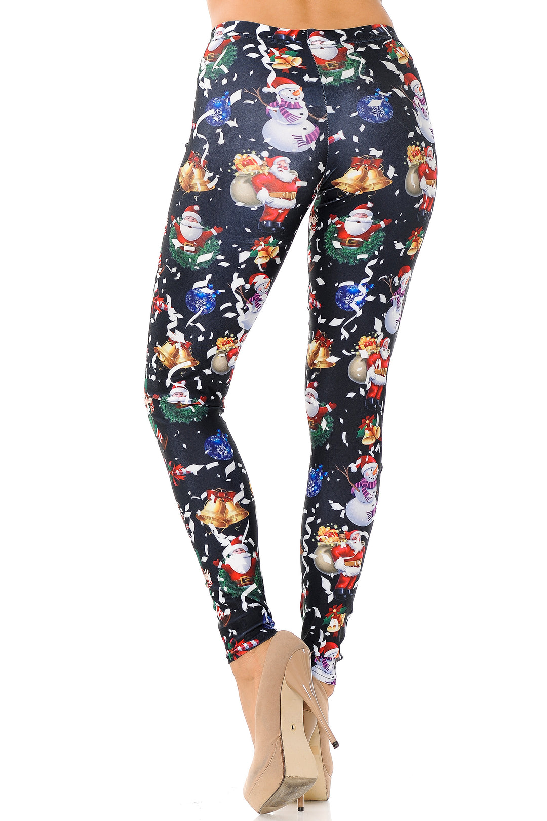 Black Wonderful Festive Christmas Leggings