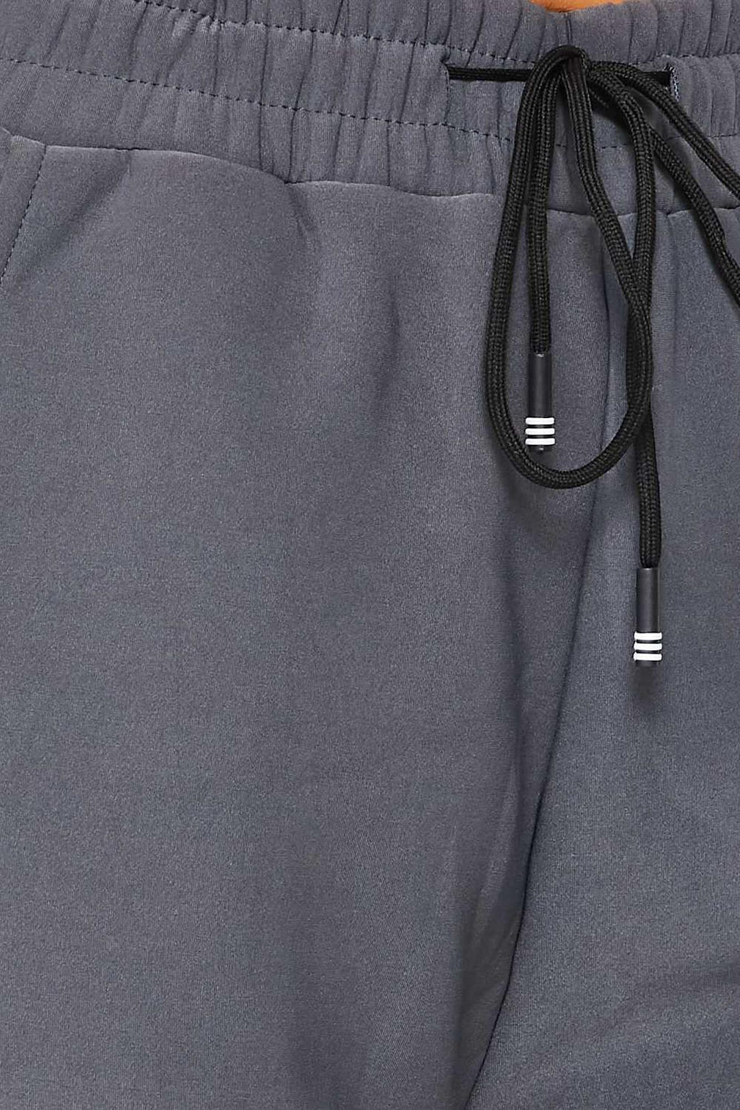 Scuba Solid Thick Fleece Lined Jogger with Drawstring