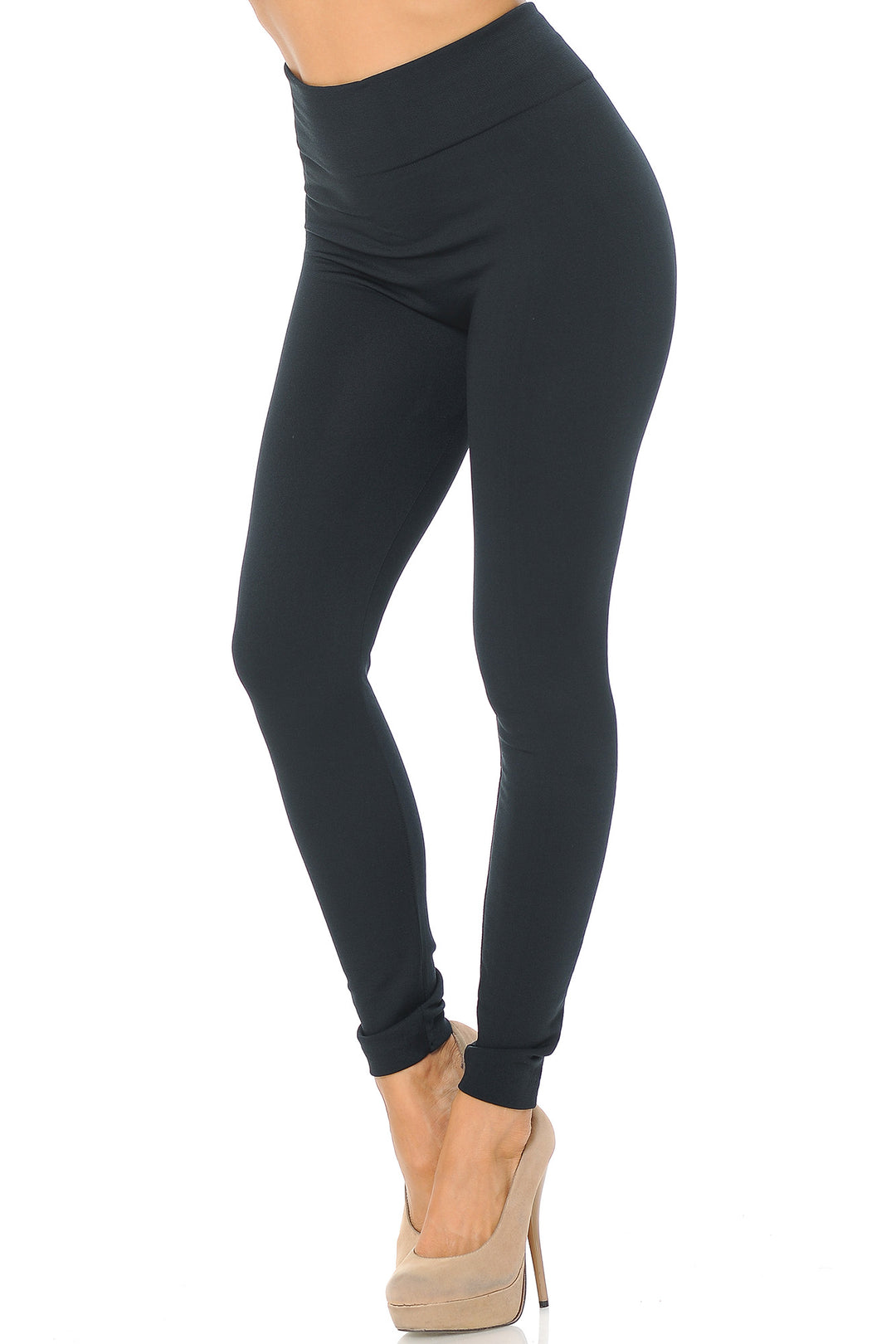 Fleece Lined Leggings - Anemone