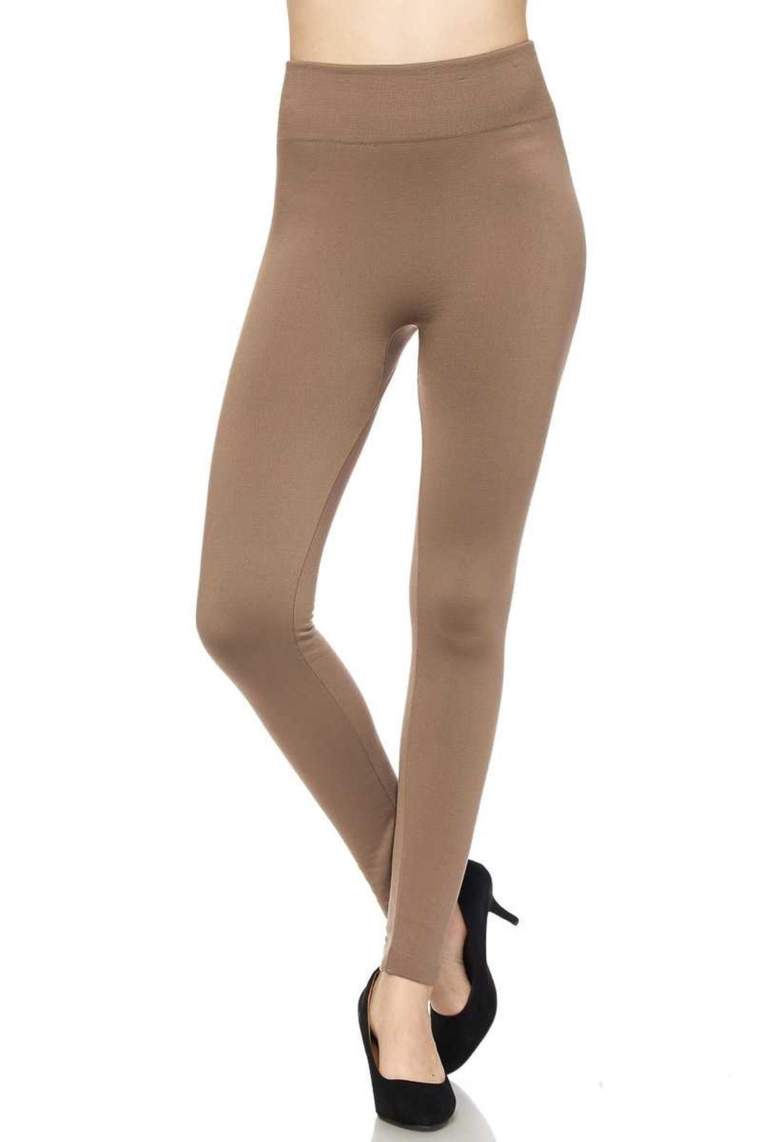 Fleece Lined Leggings - Anemone