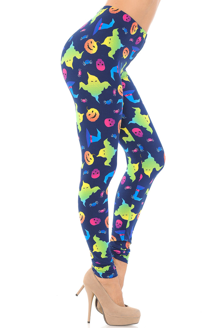 Buttery Smooth Ghostbusters Ghosts Halloween Leggings