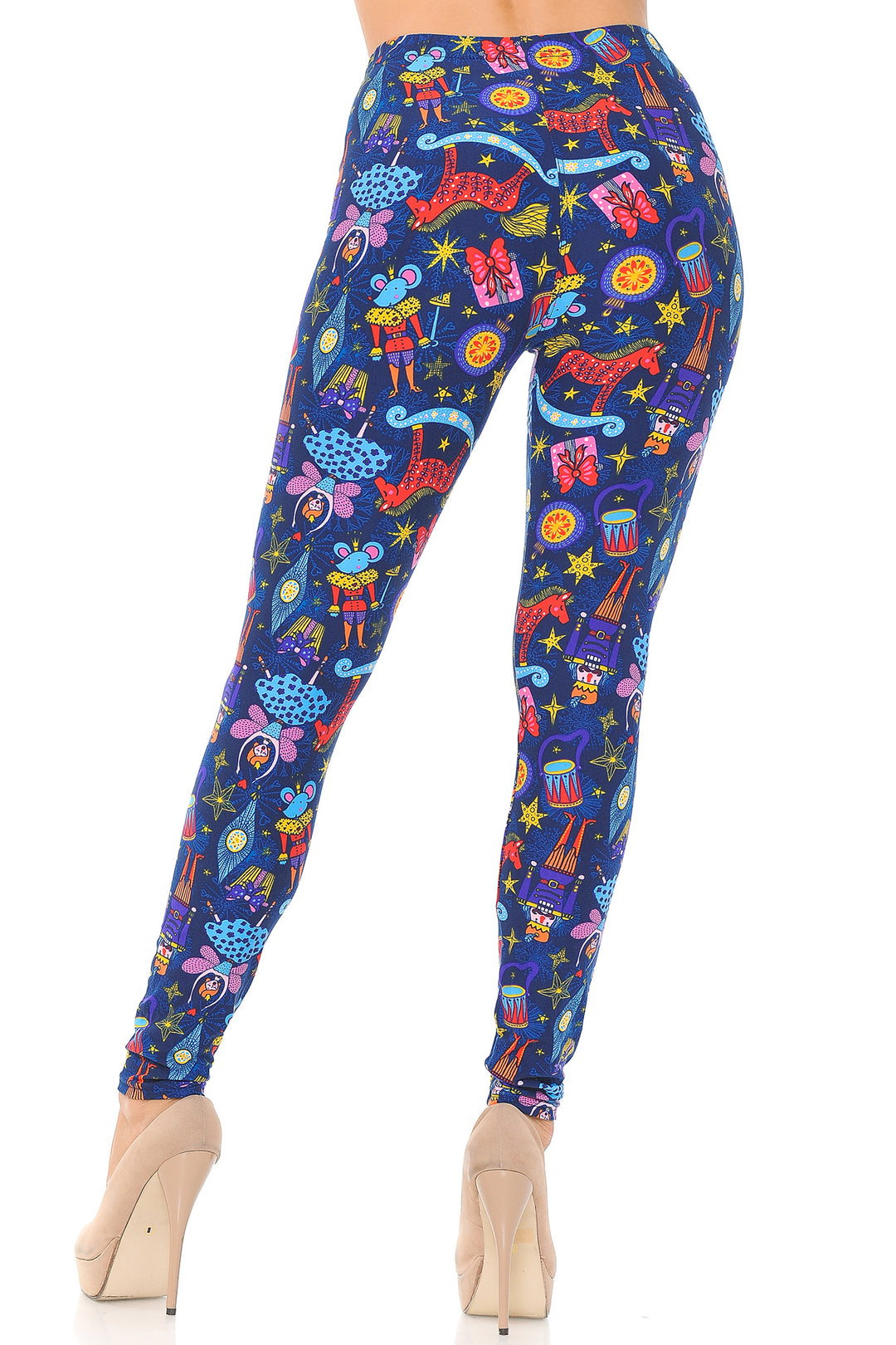 Buttery Smooth Nutcracker Christmas Trinkets Leggings