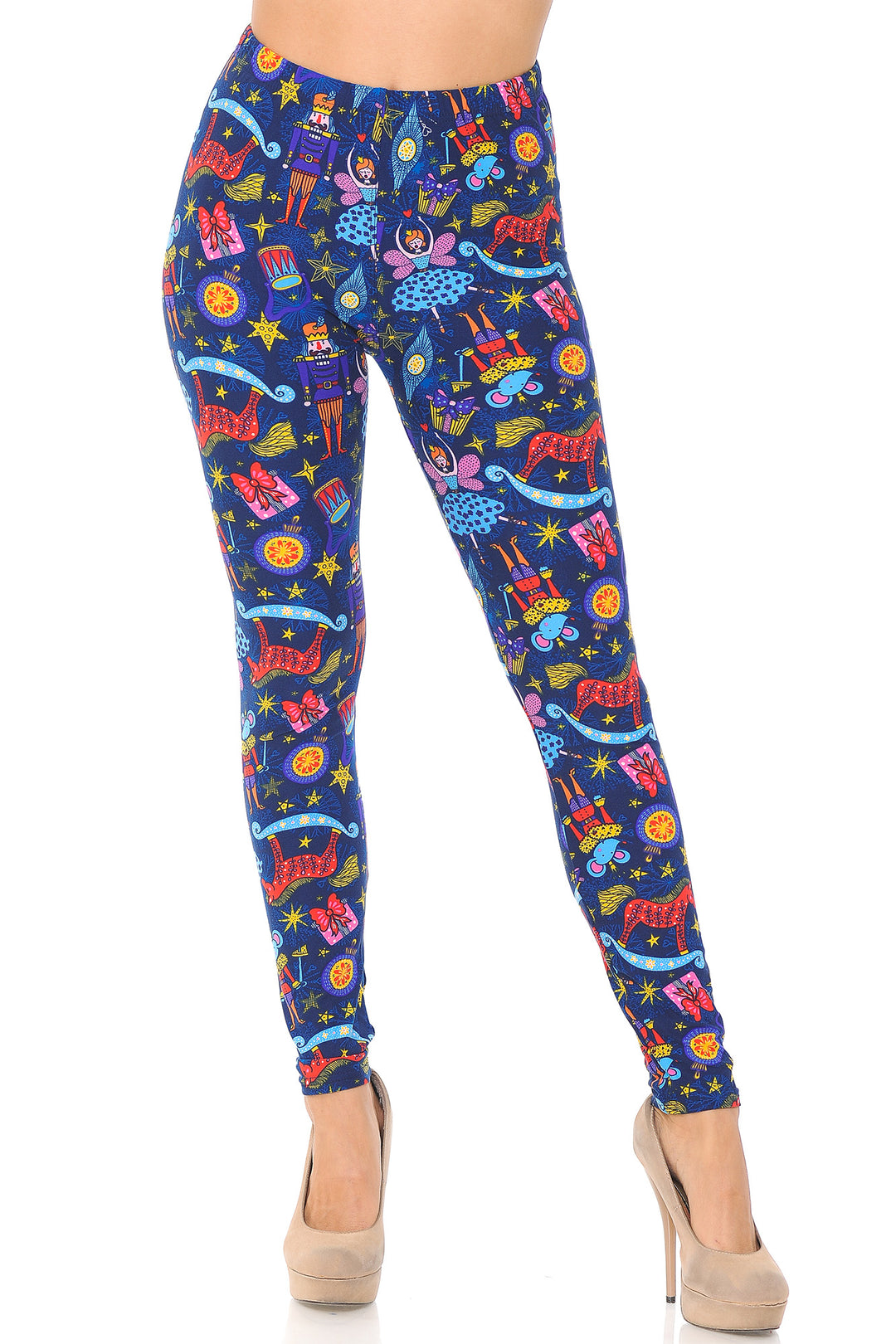 Buttery Smooth Nutcracker Christmas Trinkets Leggings
