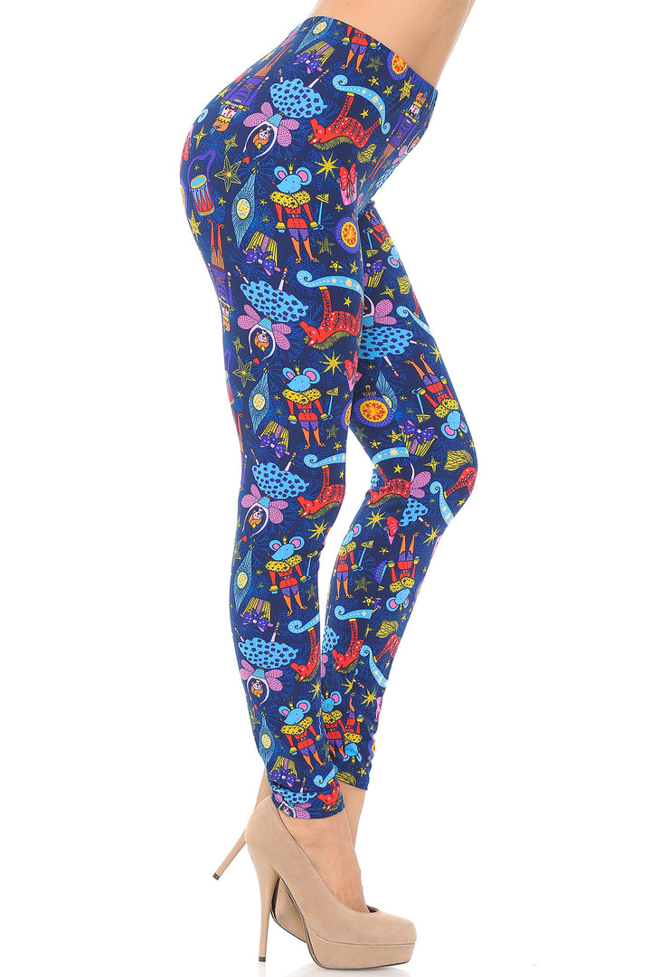Buttery Smooth Nutcracker Christmas Trinkets Leggings