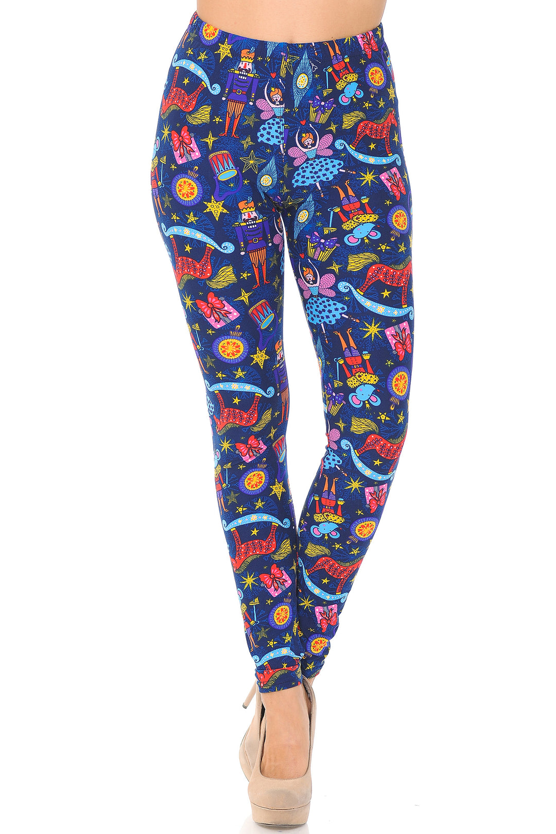 Buttery Smooth Nutcracker Christmas Trinkets Leggings