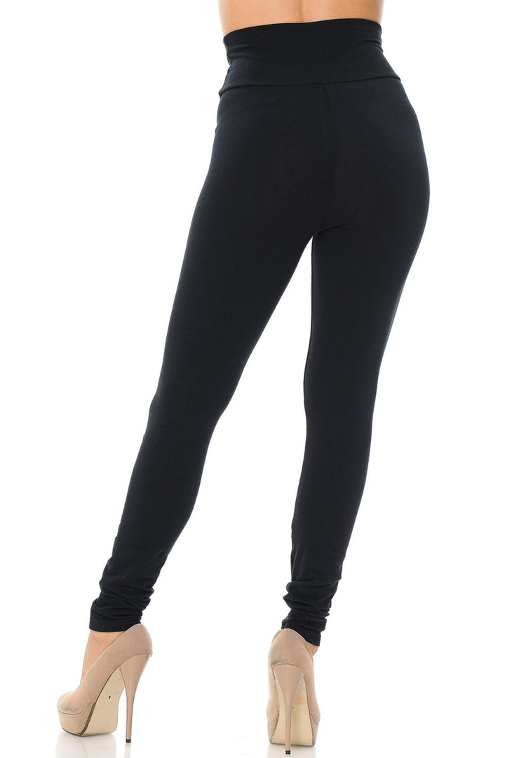 Imported High Waisted Cotton Leggings