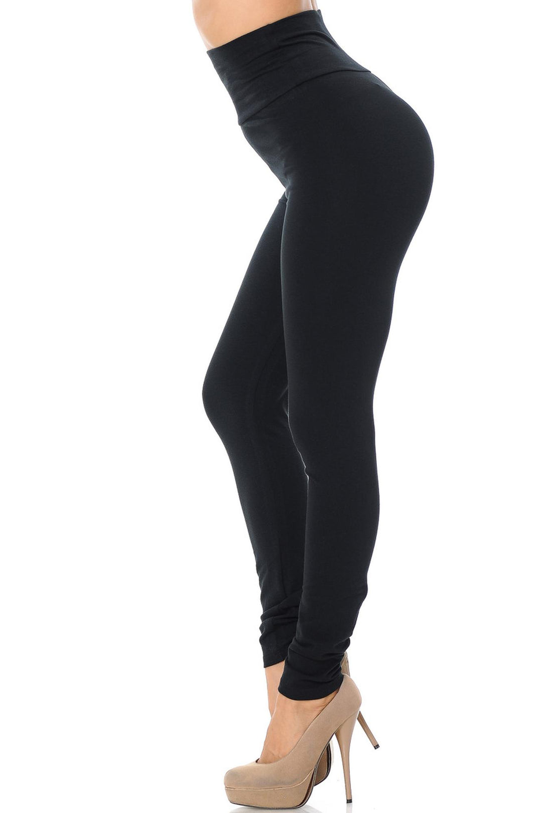 Imported High Waisted Cotton Leggings
