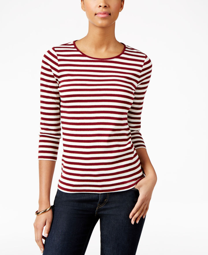 Charter Club Petite Striped Top