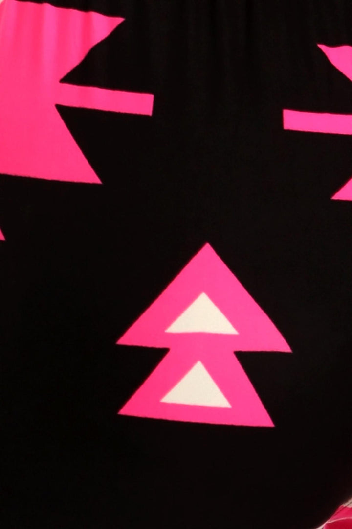 Buttery Smooth Fuchsia Aztec Tribal Leggings