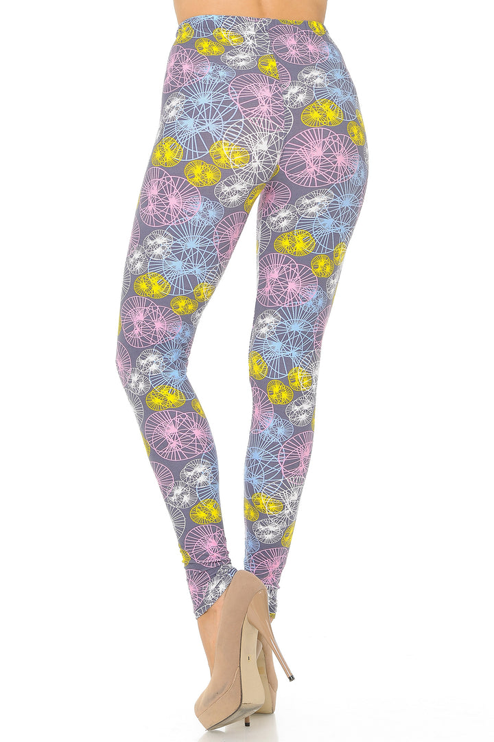 Buttery Smooth Geometric Spindles Leggings