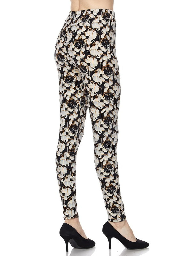 Buttery Smooth Ivory Petals Leggings