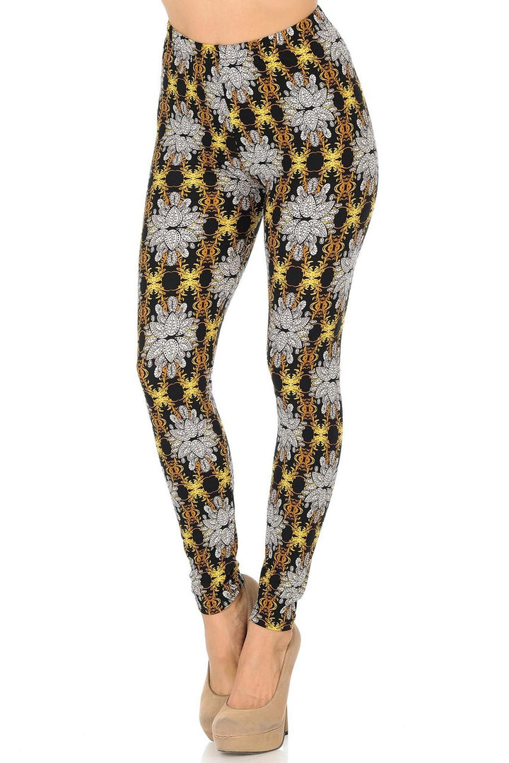 Buttery Smooth Elegant Emblem Leggings