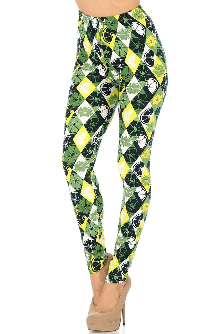 Buttery Smooth Luck of the Irish Lime Leggings