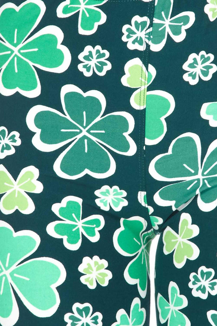 Buttery Smooth Irish Clover Leggings
