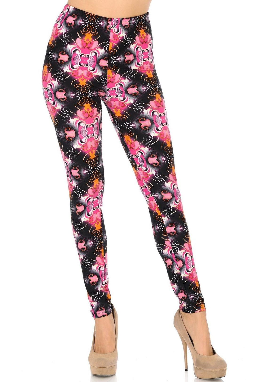 Buttery Smooth Fuchsia Shangri-La Leggings