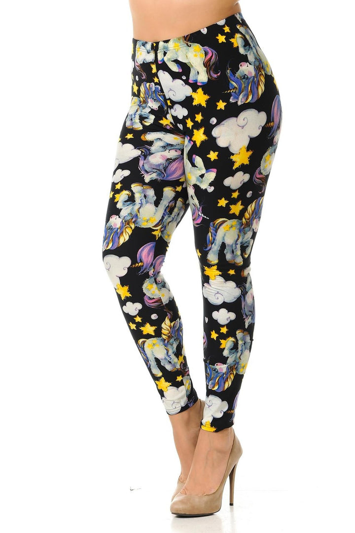 Buttery Smooth Cutie Pie Baby Unicorn Plus Size Leggings