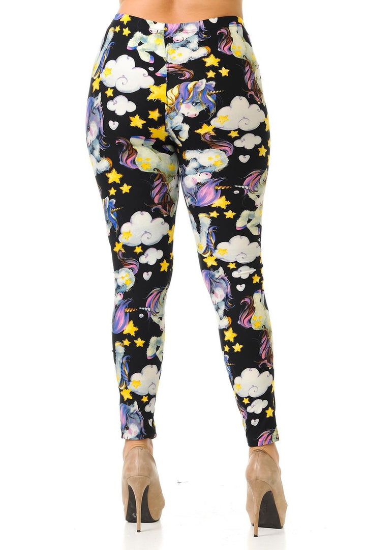 Buttery Smooth Cutie Pie Baby Unicorn Plus Size Leggings