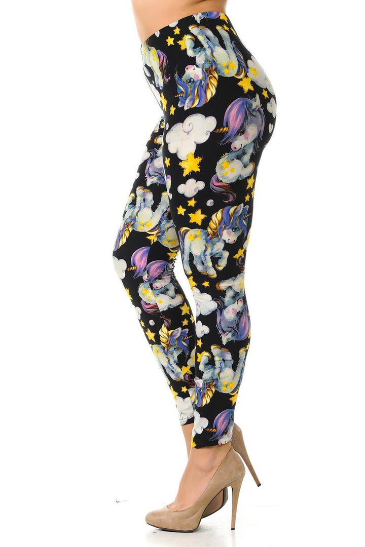 Buttery Smooth Cutie Pie Baby Unicorn Plus Size Leggings
