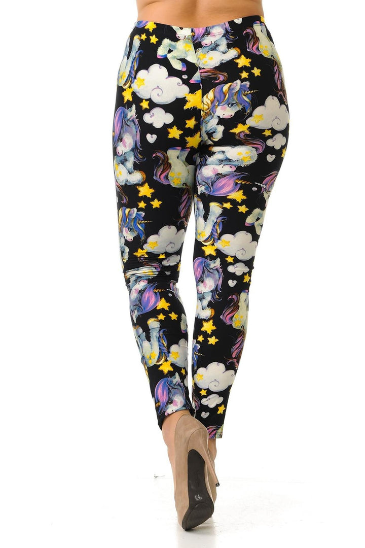Buttery Smooth Cutie Pie Baby Unicorn Plus Size Leggings