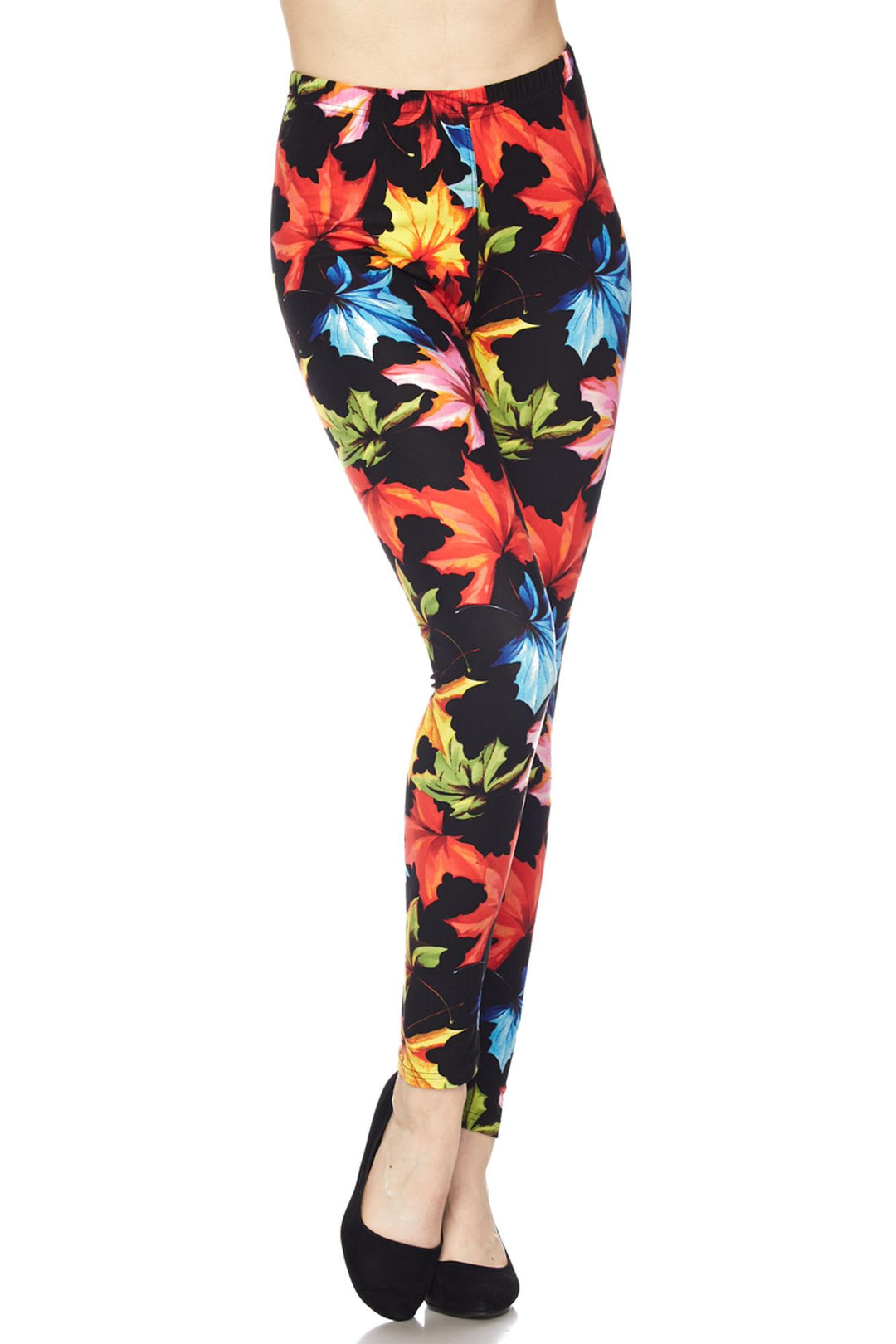 Buttery Smooth Autumn Leaves Leggings
