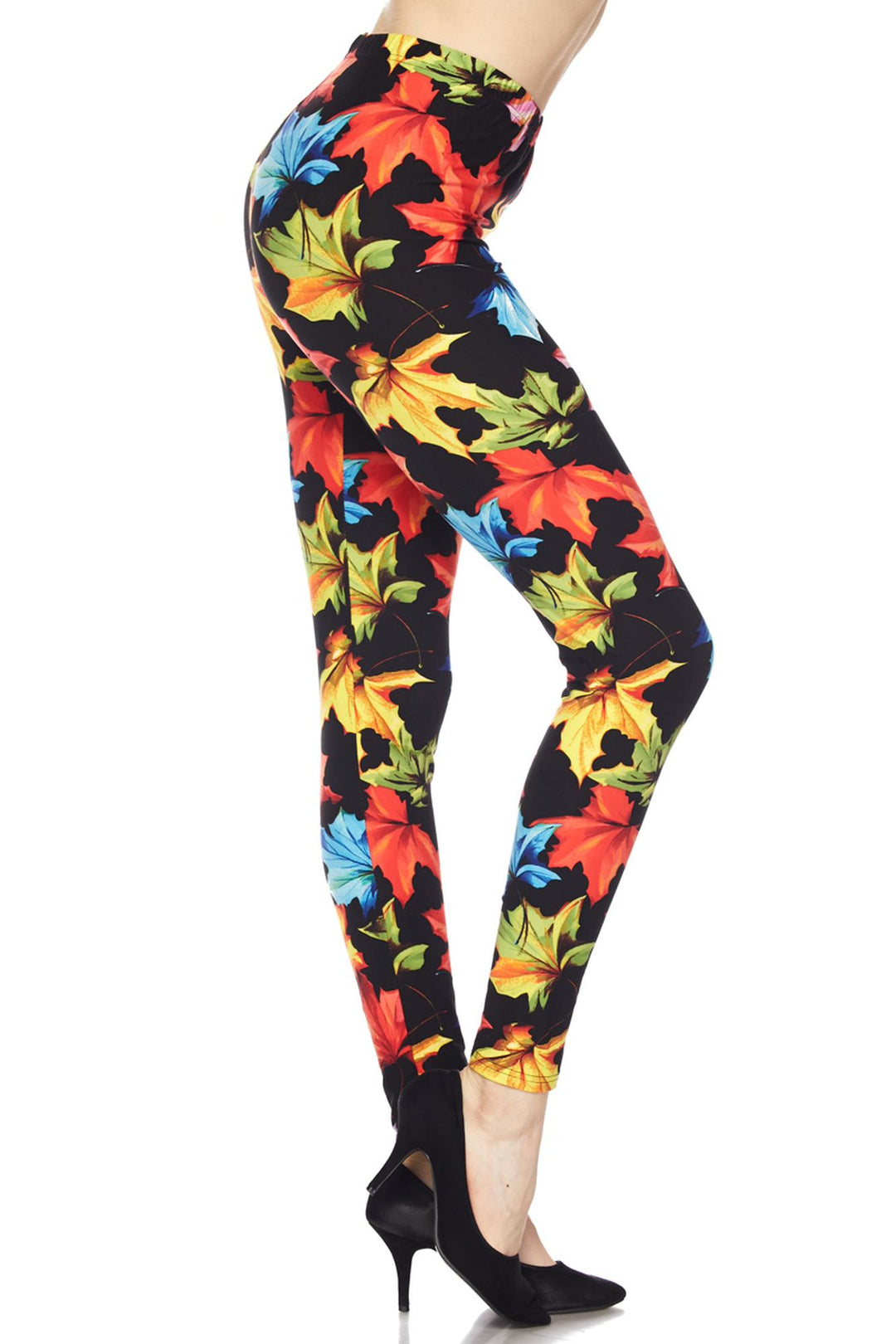 Buttery Smooth Autumn Leaves Leggings